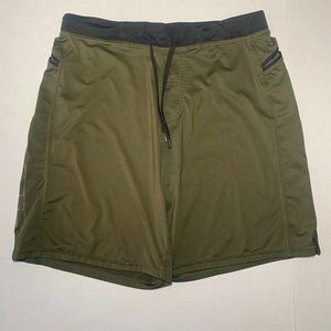 Hylete Men’s Above Knee Athletic Olive Green Short